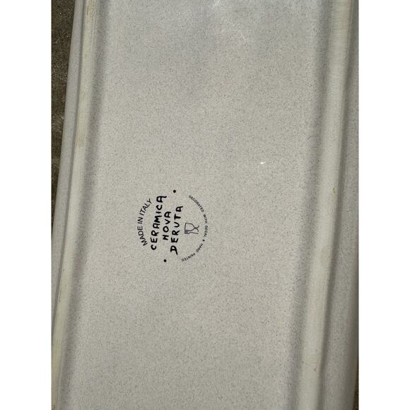 Lot of 4 Nova Deruta Italy Platter Serving Pieces Set Dinnerware Hand Painted - Picture 4 of 8